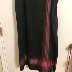 Requirements Vintage NWT Sz 16 Fringe Detail Long Skirt